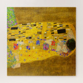 Puzzle Le célèbre tableau de Gustav Klimt, The Kiss. (Horizontal)