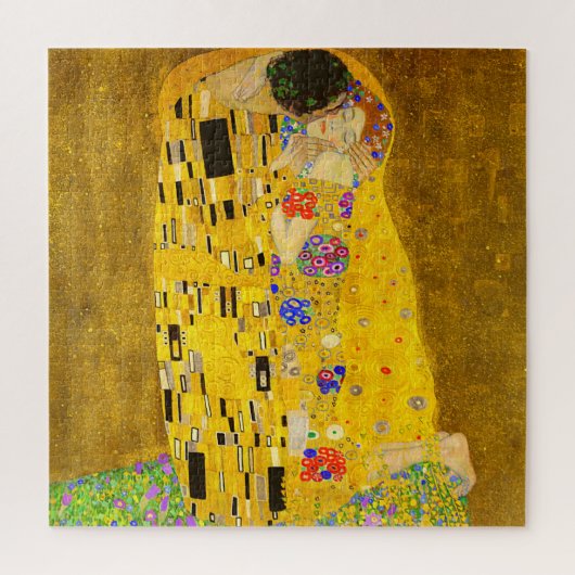 Puzzle Le célèbre tableau de Gustav Klimt, The Kiss. (Vertical)