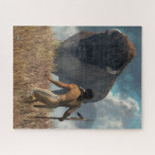 Puzzle Le chasseur et le bison (Horizontal)