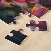 Puzzle Le Chat Curieux & Ses Papillons (Côté)