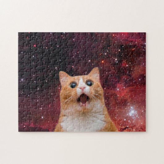 Puzzle Le Chat de l'espace (Horizontal)