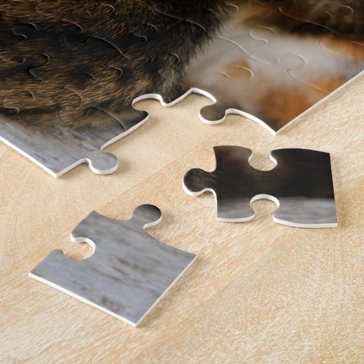 Puzzle Le chat de mère aime le chaton mignon (Côté)