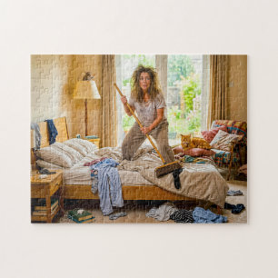 Puzzle Le chat enseigne le chaos de la chasse aux souris