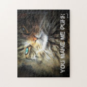Puzzle Le chat indique que vous m'incitez à ronronner (Vertical)