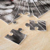 Puzzle Le chat lèche (Côté)