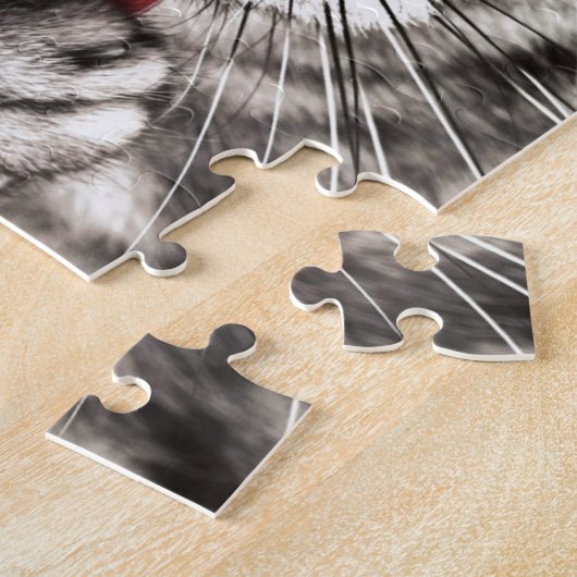 Puzzle Le chat lèche (Côté)