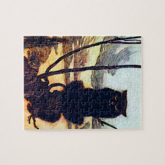 Puzzle Le chat noir (Horizontal)