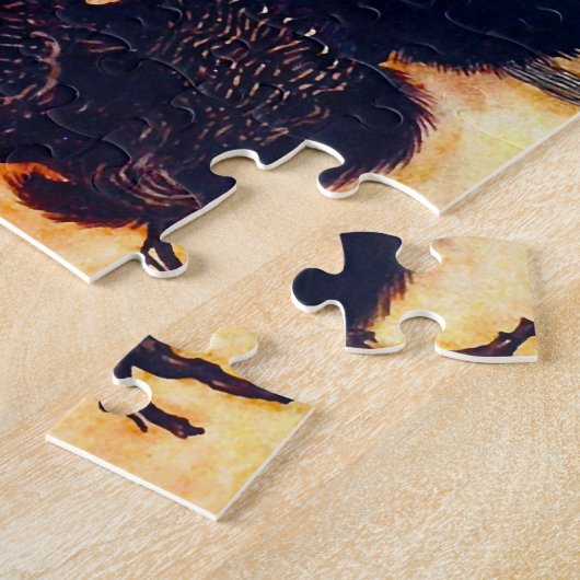 Puzzle Le chat noir (Côté)