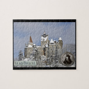 Puzzle Le château de Dracula au son en hiver