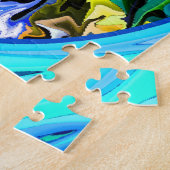 Puzzle Le château de glace... (Côté)