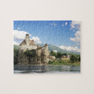Puzzle Le château époustouflant de Schonbuhel est situé a