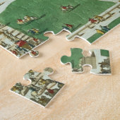 Puzzle Le château Rambouillet, gravée par Antoine Aveli (Côté)