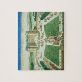 Puzzle Le château Rambouillet, gravée par Antoine Aveli (Vertical)