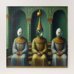 Puzzle Le chef de la tribu et ses deux conseillers