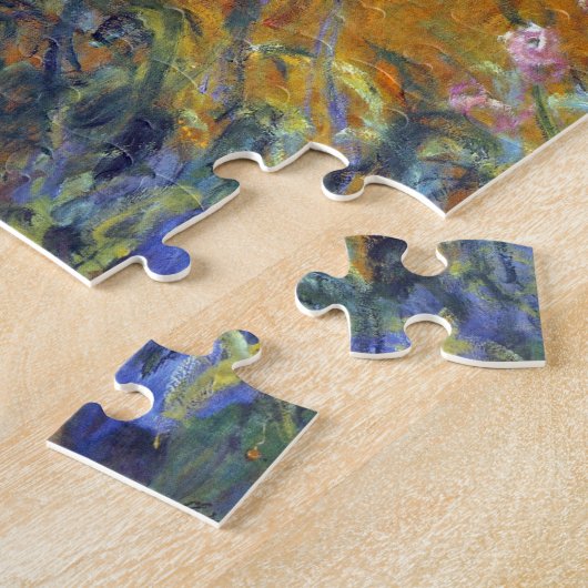 Puzzle Le chemin à travers les Irises par Claude Monet (Côté)