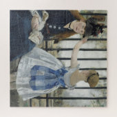 Puzzle Le Chemin de fer - Manet Impressionniste Peinture (Horizontal)