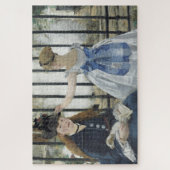 Puzzle Le Chemin de fer - Manet Impressionniste Peinture (Vertical)