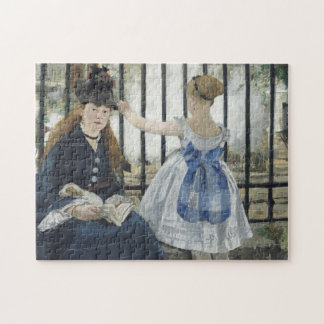 Puzzle Le Chemin de fer - Manet Impressionniste Peinture