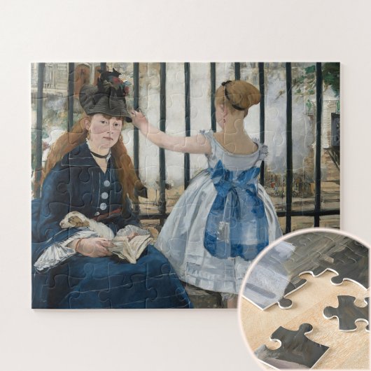 Puzzle Le Chemin de fer par Eduard Manet, Art
