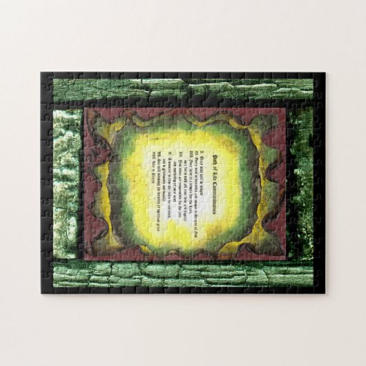 Puzzle Le chemin de vie des commandements (Horizontal)