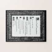 Puzzle Le chemin de vie des commandements (Horizontal)