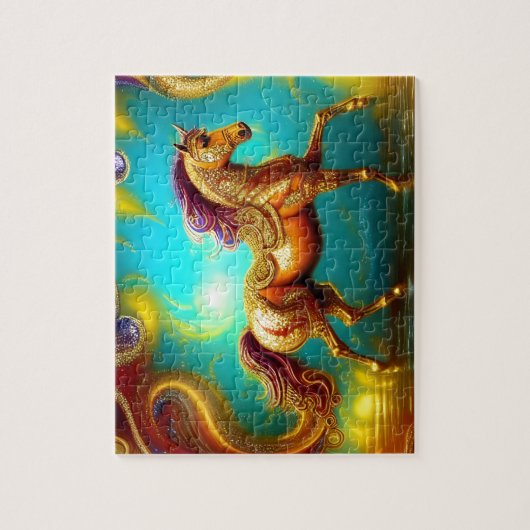 Puzzle Le Cheval d'Or (Vertical)