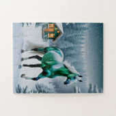 Puzzle Le Cheval Vert Enchanté (Horizontal)