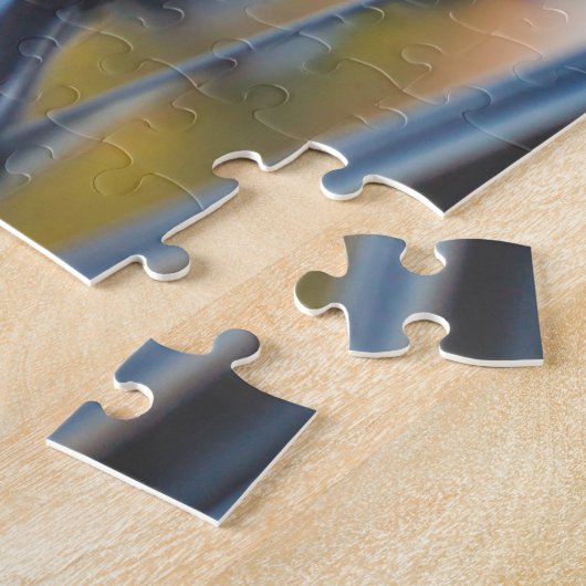 Puzzle Le chien de Boston Sticking Head out Car Window (Côté)