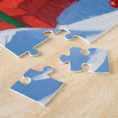 Puzzle Le chien du Labrador coule dans la neige avec le C (Côté)