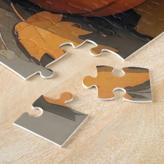 Puzzle Le Chihuahua D'Automne Laisse L'Art Thanksgiving (Côté)