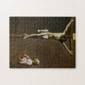 Puzzle Le Christ crucifié avec un peintre (Horizontal)