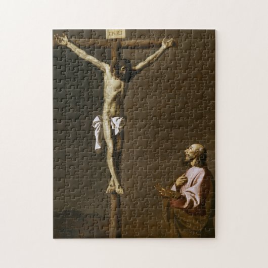 Puzzle Le Christ crucifié avec un peintre (Vertical)