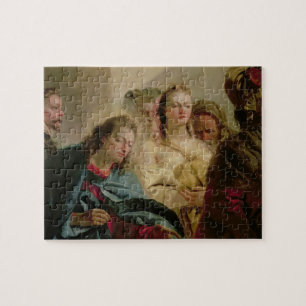 Puzzle Le Christ et l'adultère, 1751 (huile sur la toile