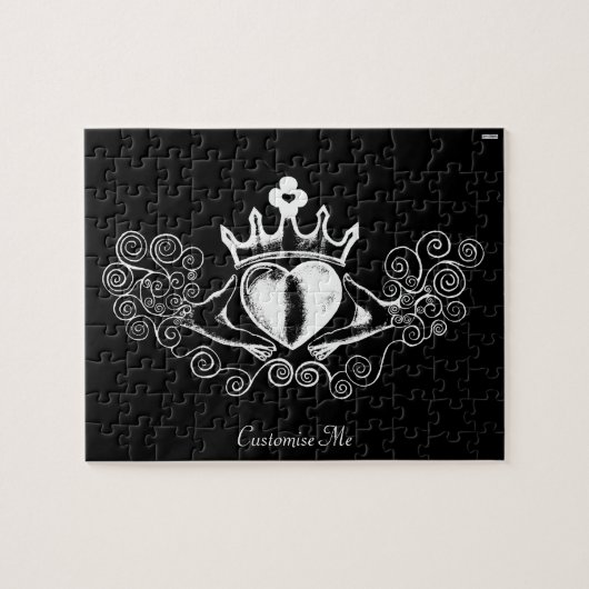 Puzzle Le Claddagh (blanc) (Horizontal)