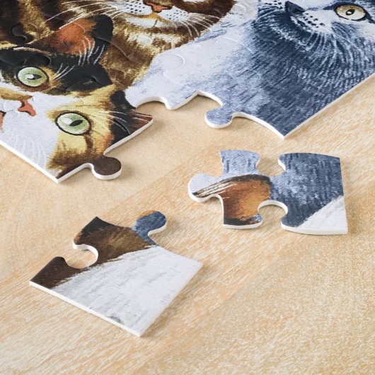 Puzzle Le clowder de CATS (Côté)
