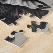 Puzzle Le clown Joker en noir et blanc (Côté)