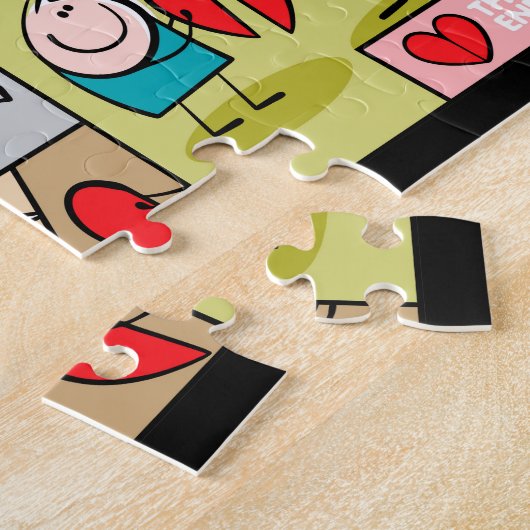 Puzzle Le coeur (Côté)