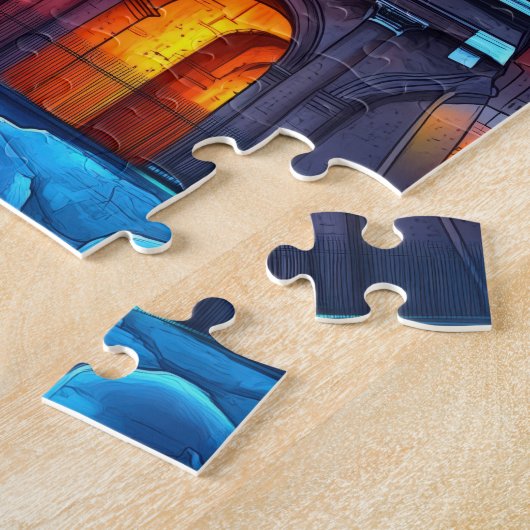 Puzzle Le Colisée. (Côté)