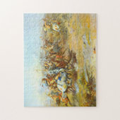 Puzzle Le combat de Custer Charles Marion Russell 1903 (Vertical)