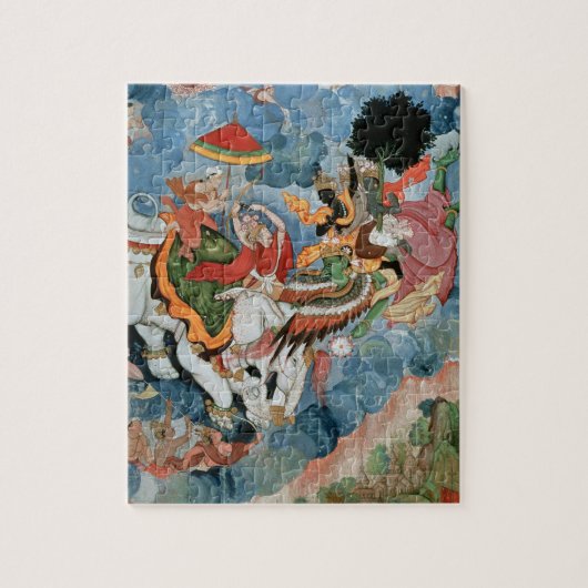 Puzzle Le combat de Krishna avec INDRA, c.1590 (Vertical)