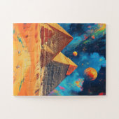 Puzzle Le complexe pyramidal de Gizeh. Le Caire, Egypte. (Horizontal)