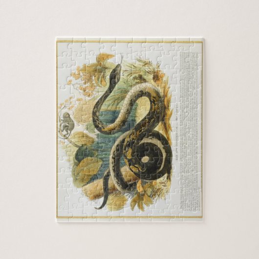 Puzzle Le constricteur de boa, pub. éducatif (Vertical)