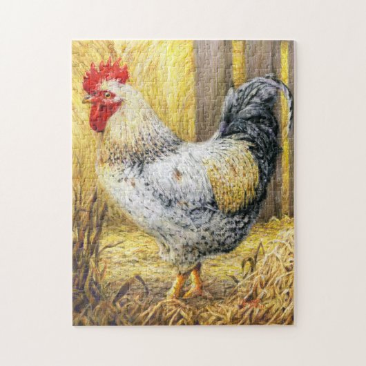 Puzzle Le coq de la grange (Vertical)