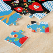 Puzzle Le coq portugais de Barcelos (Côté)