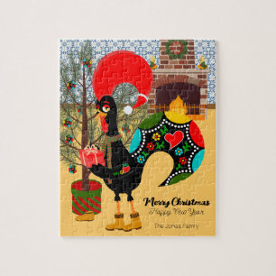Puzzle Le Coq Portugais et la joie de donner