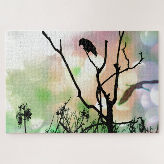 Puzzle Le Corbeau solitaire (Horizontal)