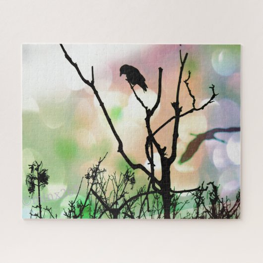 Puzzle Le Corbeau solitaire (Horizontal)