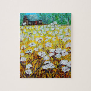 Puzzle Le coton met en place la maison arrière