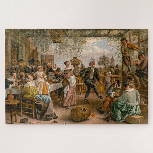 Puzzle Le couple dansant par Jan Steen (Horizontal)