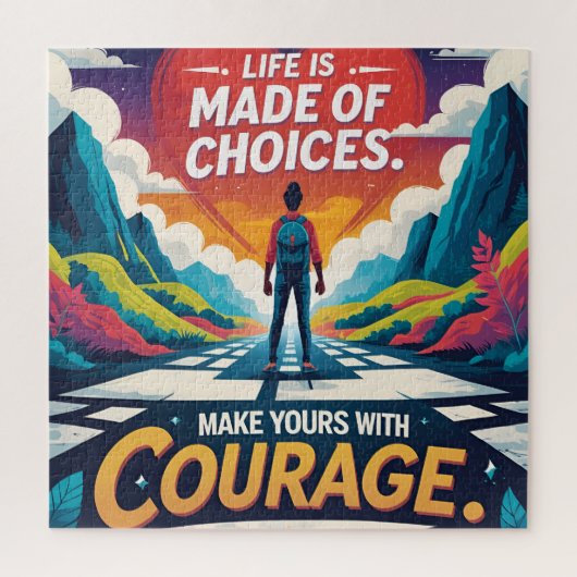 Puzzle Le courage (Vertical)